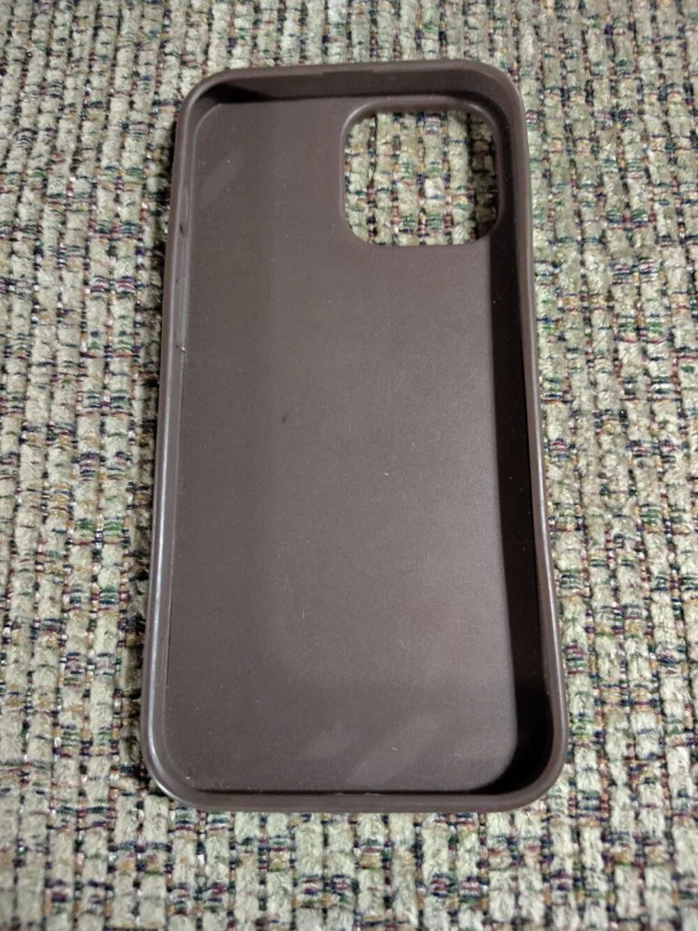 Guess Slim Profile PU Leather Protective Case For iPhone 12 Pro Max Brown/Brown